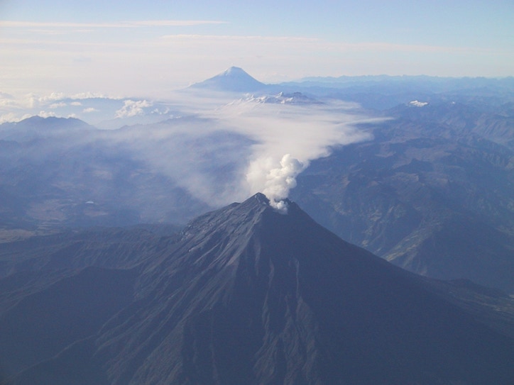 Tunguarua steaming - Ecuador